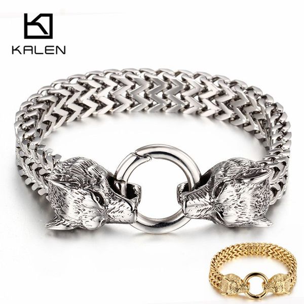 kalen rock viking wolf charm bracelet mens stainless steel 20.5cm 22.5cm mesh chain gold wolf punk bracelets biker jewelry, Golden;silver
kalen rock viking wolf charm bracelet mens stainless steel 20.5cm 22.5cm mesh chain gold wolf punk bracelets biker jewelry, Golden;silver