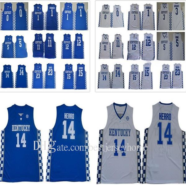 men kentucky wildcats tyler herro jersey tyrese maxey john wall anthony 23 davis demarcus 15 cousins malik monk college basketball jerseys, Black
men kentucky wildcats tyler herro jersey tyrese maxey john wall anthony 23 davis demarcus 15 cousins malik monk college basketball jerseys, Black