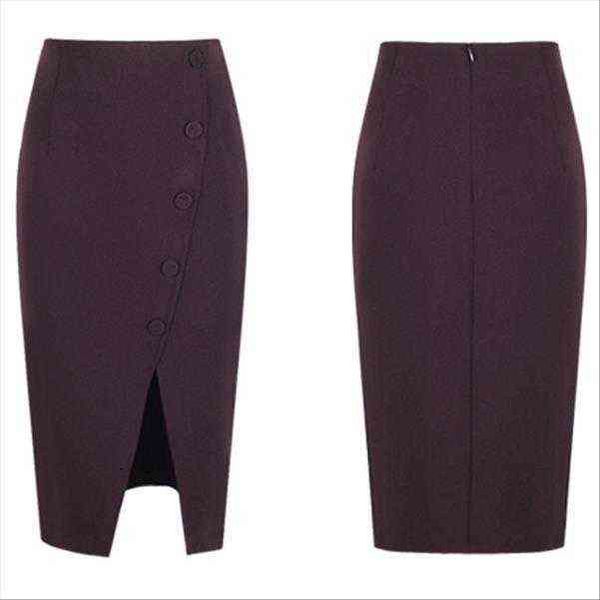 elegant single breasted front split women skirt bag hip high waist pencil office skirts clothing plus size, Black
elegant single breasted front split women skirt bag hip high waist pencil office skirts clothing plus size, Black