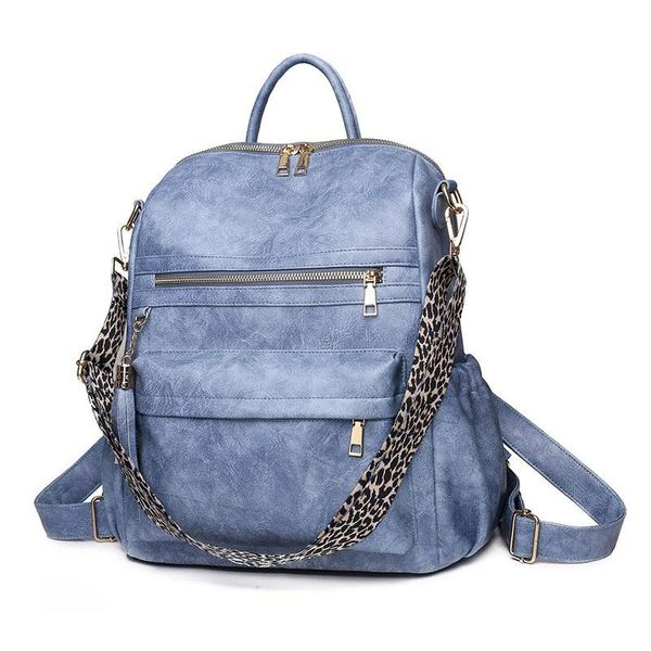 school bags design arrival ladies' leopard strap backpack women pu leather crossbody bag shoulder handbag
school bags design arrival ladies' leopard strap backpack women pu leather crossbody bag shoulder handbag