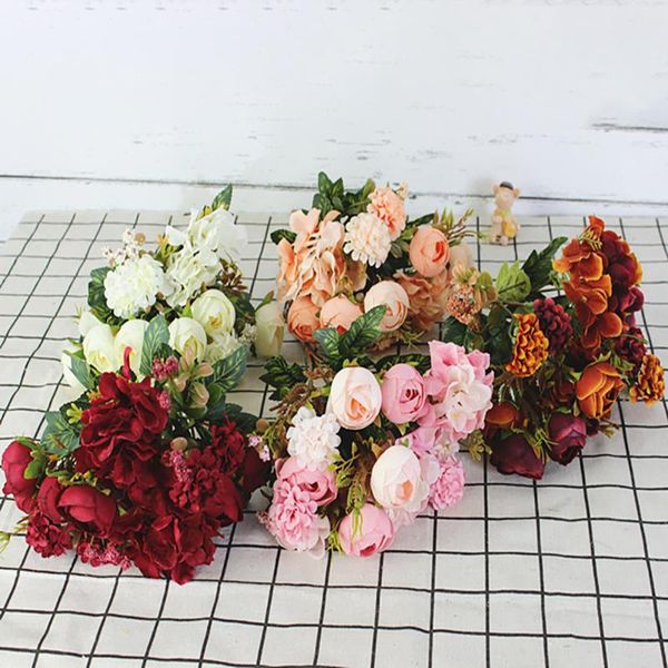 decorative flowers & wreaths rose artificial hydrangea hybrid bouquet silk fake flower autumn decoration diy home garden wedding decor high
decorative flowers & wreaths rose artificial hydrangea hybrid bouquet silk fake flower autumn decoration diy home garden wedding decor high