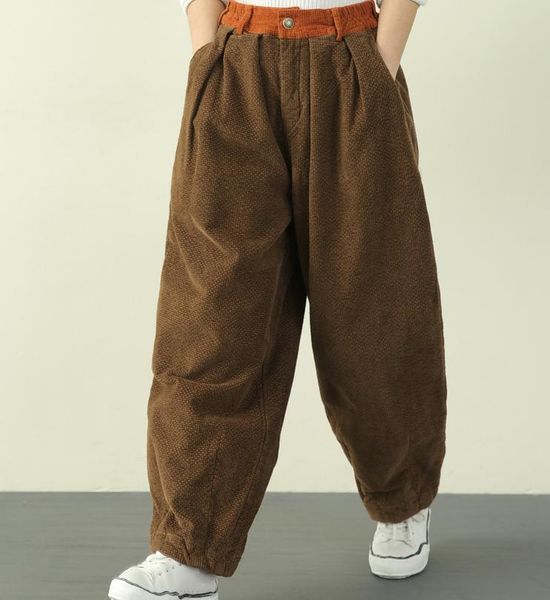 winter large size pants women thicker fleece warm all-match trousers elastic waist loose casual corduroy women's & capris, Black;white
winter large size pants women thicker fleece warm all-match trousers elastic waist loose casual corduroy women's & capris, Black;white