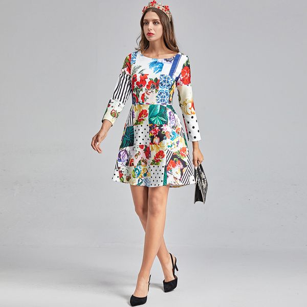 two piece dress europe fashions woman clothes elegant lady long floral sleeve runway print dress casual knee-high femme bathrobe m58u, White
two piece dress europe fashions woman clothes elegant lady long floral sleeve runway print dress casual knee-high femme bathrobe m58u, White