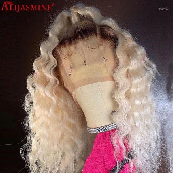 613 blonde curly lace front wig brazilian remy pre plucked transparent frontal human hair for black women1, Black;brown
613 blonde curly lace front wig brazilian remy pre plucked transparent frontal human hair for black women1, Black;brown