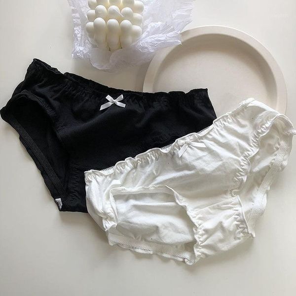 underpants women's lace thin section japanese breathable girl low-waist briefs with wood ears panties women, Black;pink
underpants women's lace thin section japanese breathable girl low-waist briefs with wood ears panties women, Black;pink