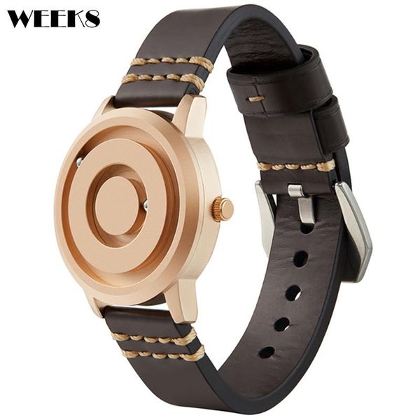 wristwatches rose gold men watch magnetic metal parallel time and space watches men's royal blue sliver black quartz simple male reloj, Slivery;brown
wristwatches rose gold men watch magnetic metal parallel time and space watches men's royal blue sliver black quartz simple male reloj, Slivery;brown