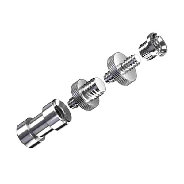 1set 1/4 3/8" male female metal screw kits tripod monopod mount convert adapter flash light stand pography kit tripods
1set 1/4 3/8" male female metal screw kits tripod monopod mount convert adapter flash light stand pography kit tripods