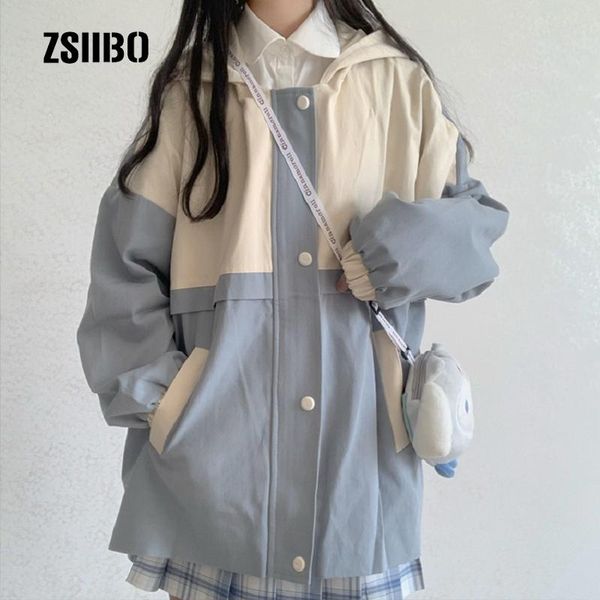 japanese casual fashion women jacket harajuku stitching large size ins kawaii preppy style coats ulzzang outerwear hooded women's jacke, Black;brown
japanese casual fashion women jacket harajuku stitching large size ins kawaii preppy style coats ulzzang outerwear hooded women's jacke, Black;brown