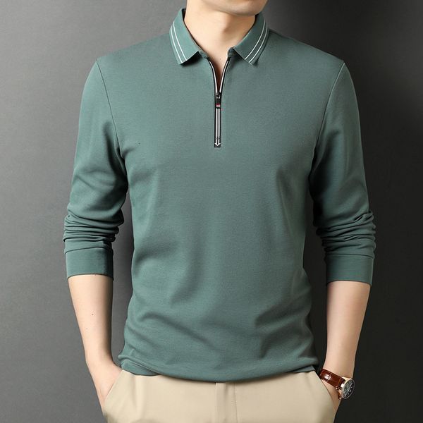 long sleeve 2021 spring and autumn polo shirt casual zipper cotton t-shirt men's t-shirt, Black
long sleeve 2021 spring and autumn polo shirt casual zipper cotton t-shirt men's t-shirt, Black
