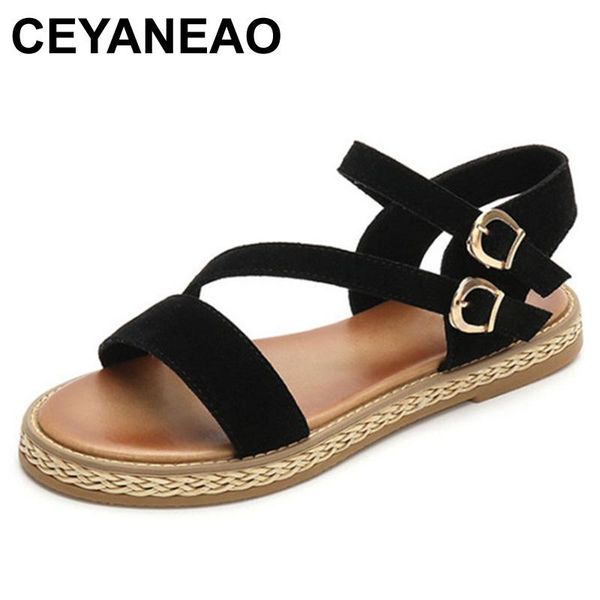 korean version of the wild flat-bottomed tie comfortable sandals muffin thick-soled fashion roman women's shoe, Black
korean version of the wild flat-bottomed tie comfortable sandals muffin thick-soled fashion roman women's shoe, Black