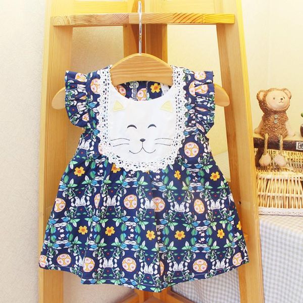 girl's dresses baby dress girls summer born flowers print cat embroidery infant party for clothing 0-2t 2 color, Red;yellow
girl's dresses baby dress girls summer born flowers print cat embroidery infant party for clothing 0-2t 2 color, Red;yellow