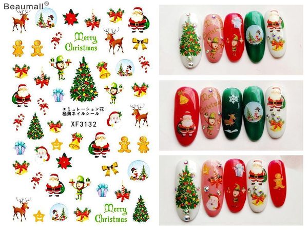 christmas nails art manicure back glue decal decorations design nail sticker for tips beauty1, Black
christmas nails art manicure back glue decal decorations design nail sticker for tips beauty1, Black