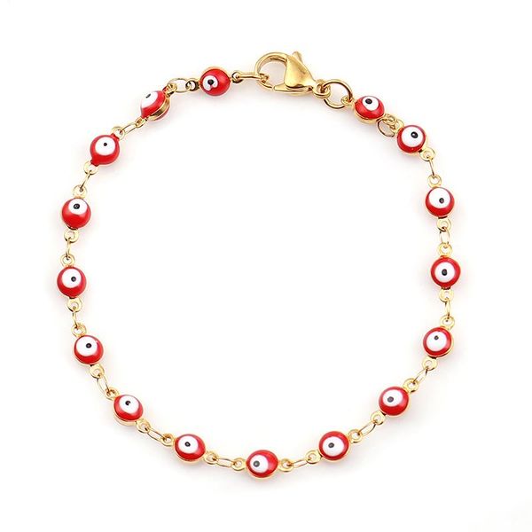 link, chain lady stainless steel bracelets evil eye enamel beads gold color bracelet style jewelry for girls couple party accessories, Black
link, chain lady stainless steel bracelets evil eye enamel beads gold color bracelet style jewelry for girls couple party accessories, Black