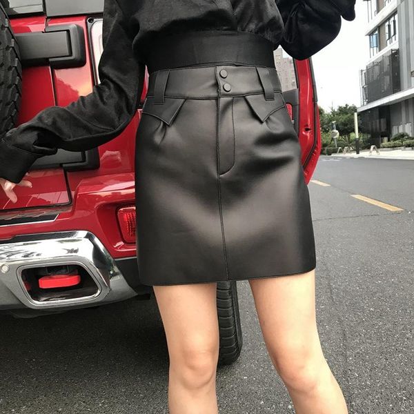 skirts genuine leather 2021 autumn and winter skirt female a -line slim high waist fit wild sheepskin, Black
skirts genuine leather 2021 autumn and winter skirt female a -line slim high waist fit wild sheepskin, Black