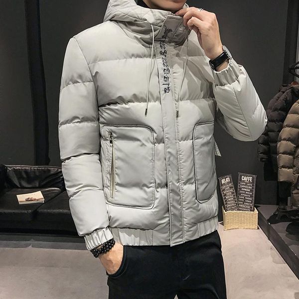 men's down & parkas cotton padded clothes bread korean version fashion hooded jacket handsome winter coat young, Black
men's down & parkas cotton padded clothes bread korean version fashion hooded jacket handsome winter coat young, Black