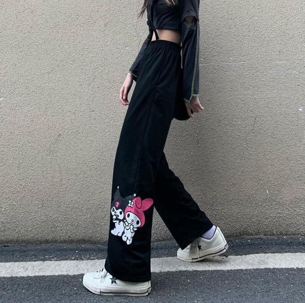 women's pants & capris harajuku student cartoon little devil print casual female spring and autumn plus size loose wild woman, Black;white
women's pants & capris harajuku student cartoon little devil print casual female spring and autumn plus size loose wild woman, Black;white