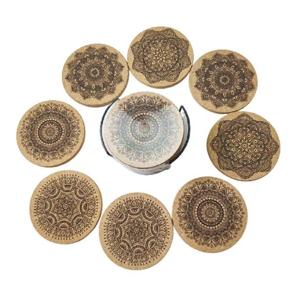 mats & pads cork coasters reusable drink absorbent mandala cup mat thick and textured versatile prevent cups from damaging furniture
mats & pads cork coasters reusable drink absorbent mandala cup mat thick and textured versatile prevent cups from damaging furniture
