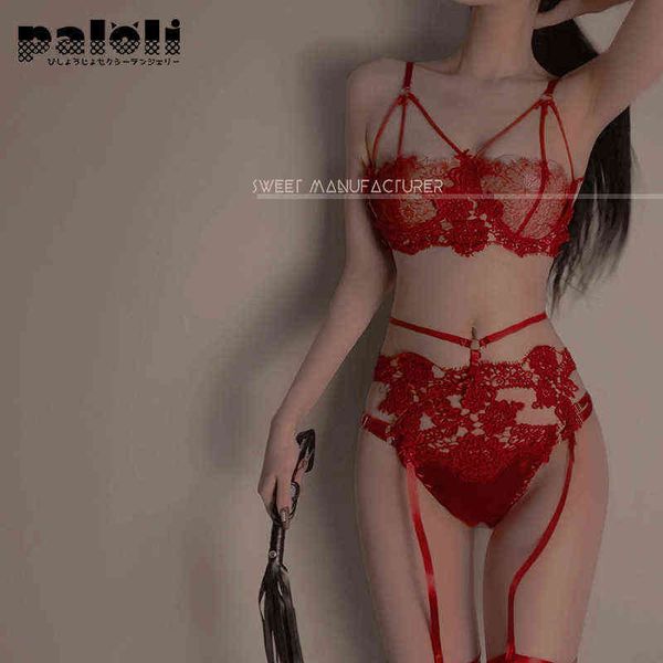 nxy set paloli erotic bra underwear pajamas mesh floral lingerie for women extoic 3 pcs outfit porno couple flirting clothes 1211, Red;black
nxy set paloli erotic bra underwear pajamas mesh floral lingerie for women extoic 3 pcs outfit porno couple flirting clothes 1211, Red;black