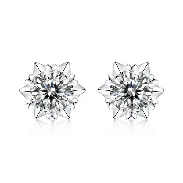 stud trendy 925 sterling silver snowflake moissanite earrings for women fine jewelry d color 0.5-1 ct party, Golden;silver
stud trendy 925 sterling silver snowflake moissanite earrings for women fine jewelry d color 0.5-1 ct party, Golden;silver