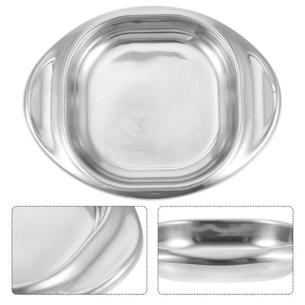 dishes & plates 1pc 304 stainless steel seasoning plate condiment storage holder for restaurant
dishes & plates 1pc 304 stainless steel seasoning plate condiment storage holder for restaurant