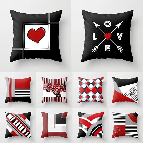 pillow case modern creative red black geometric printed pillowcase home office decorative covers 18'' sofa car waist
pillow case modern creative red black geometric printed pillowcase home office decorative covers 18'' sofa car waist
