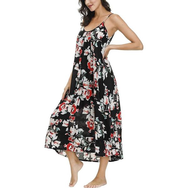 casual dresses summer dress ladies v-neck floral long print suspender belt pocket beach vestidos robe femme, Black;gray
casual dresses summer dress ladies v-neck floral long print suspender belt pocket beach vestidos robe femme, Black;gray