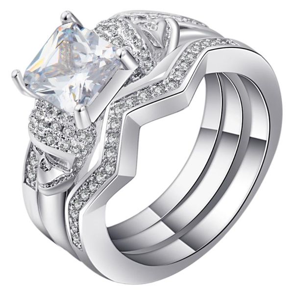 cluster rings luxury promise ring sets with micro cz zircon pave silver color for women cool skull 3 fashion jewelry, Golden;silver
cluster rings luxury promise ring sets with micro cz zircon pave silver color for women cool skull 3 fashion jewelry, Golden;silver