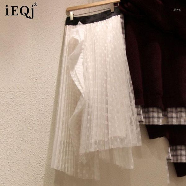 high elastic waist half-body skirt polka dot patchwork ruffles meshwomen fashion tide sweet over knee summer 2021 wr094 skirts, Black
high elastic waist half-body skirt polka dot patchwork ruffles meshwomen fashion tide sweet over knee summer 2021 wr094 skirts, Black