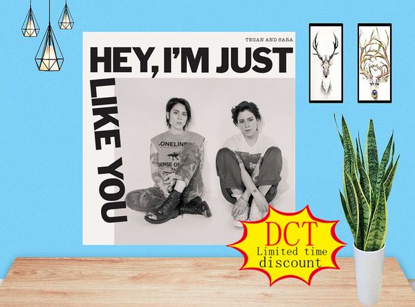 tegan and sara hey, i'm just like you album poster music cover silk art print
tegan and sara hey, i'm just like you album poster music cover silk art print