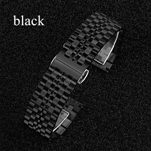 watch bands solid metal watchabnds bracelet silver black rose gold men women 316l stainles steel band strap 18mm 20mm 22mm, Black;brown
watch bands solid metal watchabnds bracelet silver black rose gold men women 316l stainles steel band strap 18mm 20mm 22mm, Black;brown