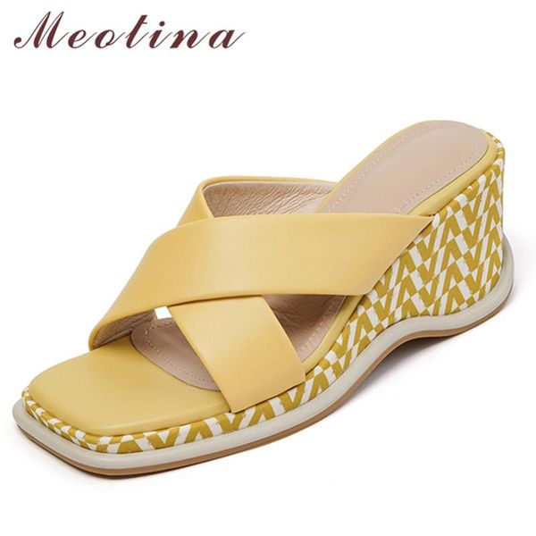 sandals meotina slippers shoes women wedges high heel square toe summer lady footwear yellow size 33-40 2021 fashion, Black
sandals meotina slippers shoes women wedges high heel square toe summer lady footwear yellow size 33-40 2021 fashion, Black
