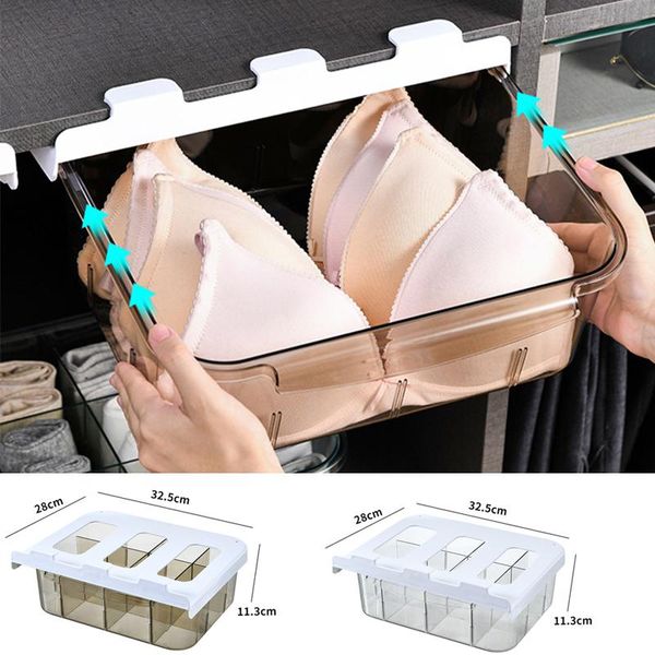 storage drawers drawer type underwear box organizer transparent/brown socks bra household divided clothing bin
storage drawers drawer type underwear box organizer transparent/brown socks bra household divided clothing bin