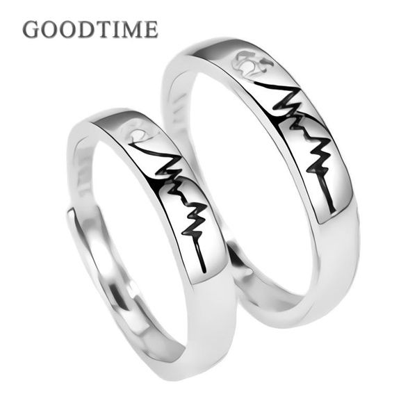 cluster rings trendy 100% 925 sterling silver for woman man couple heart zircon cardiogram ring jewelry accessories gift lovers, Golden;silver
cluster rings trendy 100% 925 sterling silver for woman man couple heart zircon cardiogram ring jewelry accessories gift lovers, Golden;silver