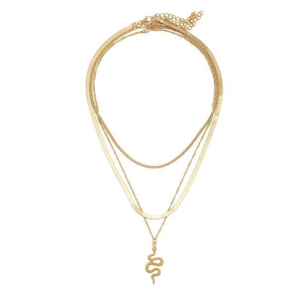 pendant necklaces lost lady's -selling creative items, fashionable and snake pendant, light luxury gold-plated alloy chain necklace, Silver
pendant necklaces lost lady's -selling creative items, fashionable and snake pendant, light luxury gold-plated alloy chain necklace, Silver