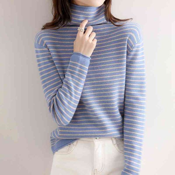 women's sweaters dy women's medium and high neck sweater, striped knitted friendly, warm soft, suitable for autumn winter, White;black
women's sweaters dy women's medium and high neck sweater, striped knitted friendly, warm soft, suitable for autumn winter, White;black