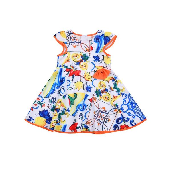 imcute kids baby girls stylish sleeveless dress fashion print for children girl's dresses, Red;yellow
imcute kids baby girls stylish sleeveless dress fashion print for children girl's dresses, Red;yellow