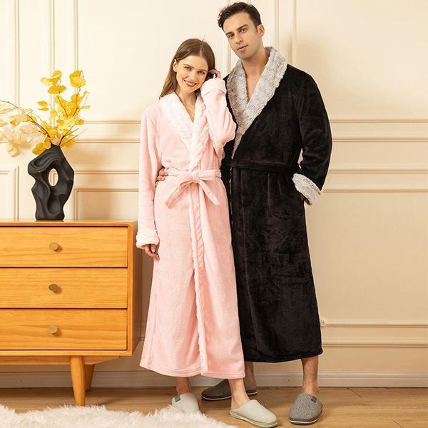 men's sleepwear 2021 thicken flannel robe casual male bathrobe lounge wear loose nightgown soft kimono gown home clothes, Black;brown
men's sleepwear 2021 thicken flannel robe casual male bathrobe lounge wear loose nightgown soft kimono gown home clothes, Black;brown