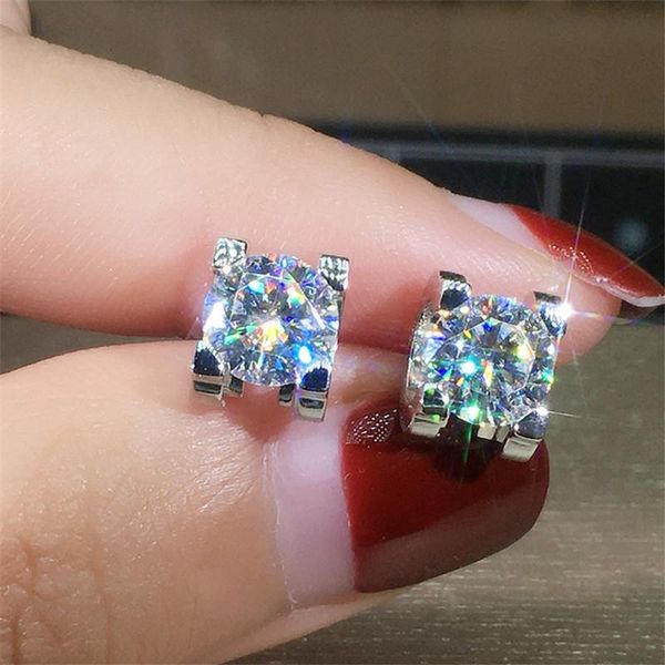stud white zircon round stone earrings for women wedding jewelry girls crystal earring rose gold silver color engagement, Golden;silver
stud white zircon round stone earrings for women wedding jewelry girls crystal earring rose gold silver color engagement, Golden;silver