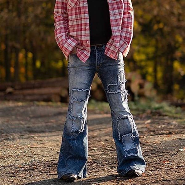 spijkerbroeken heren loose pants men pantalon large ripped flare jeans elastic bell bottom jeans flared mens pants man 211011, Blue
spijkerbroeken heren loose pants men pantalon large ripped flare jeans elastic bell bottom jeans flared mens pants man 211011, Blue