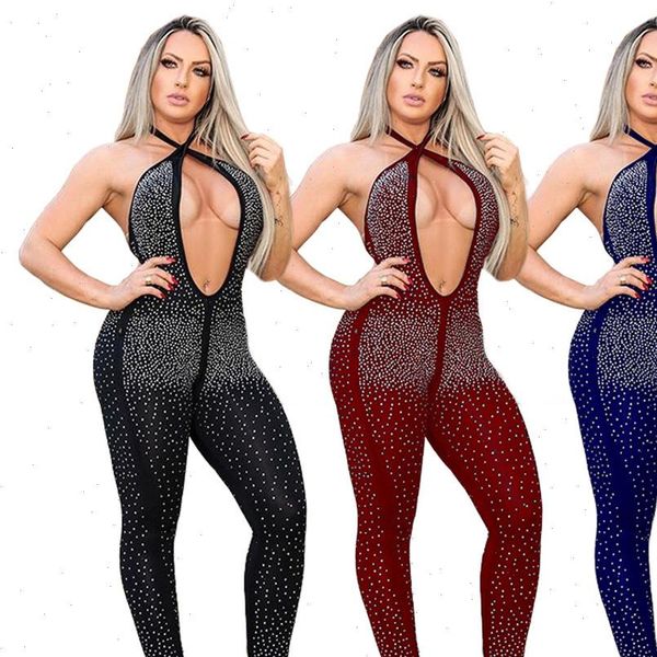 glitter rhinestones elegant bodycon womens jumpsuits halter neck open back skinny bodysuit fashion hollow out party overalls, Black;white
glitter rhinestones elegant bodycon womens jumpsuits halter neck open back skinny bodysuit fashion hollow out party overalls, Black;white