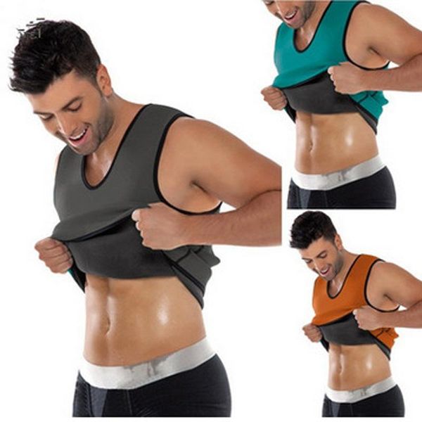 men's body shapers men shaper sweat vest waist trainer tank burning fat slimming shapewear stretchable abdomen trimmer corset, Black;brown
men's body shapers men shaper sweat vest waist trainer tank burning fat slimming shapewear stretchable abdomen trimmer corset, Black;brown