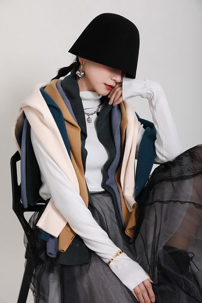 hoodies Msxu Autumn and female winter pullover button with long sleeves high neck First women's knitted shirt, Black
hoodies Msxu Autumn and female winter pullover button with long sleeves high neck First women's knitted shirt, Black