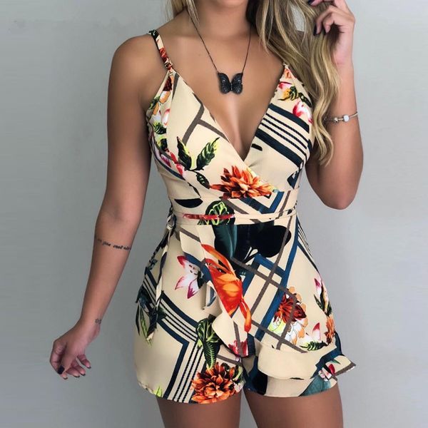v-neck spaghetti strap floral print women short romper playsuit female beach ruffle sleeveless 2021 fashion casual jumpsuit, Black;white
v-neck spaghetti strap floral print women short romper playsuit female beach ruffle sleeveless 2021 fashion casual jumpsuit, Black;white