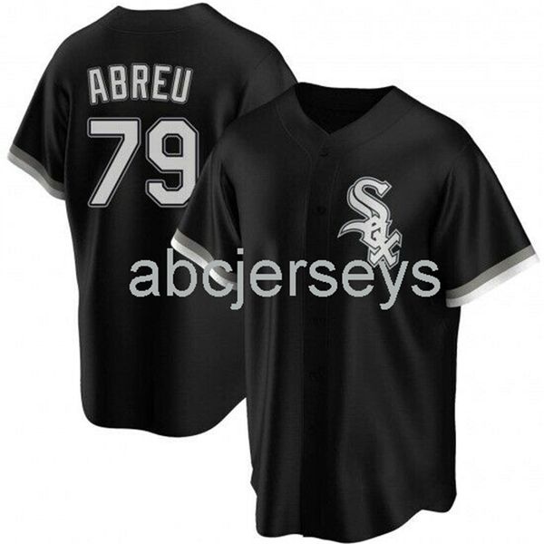 jose abreu #79 black ver1 baseball jersey xs-6xl