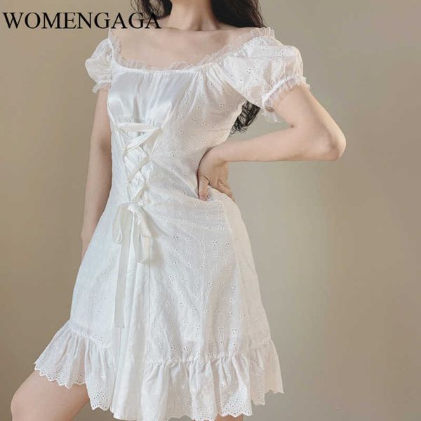 women scoop neck lace up waist cotton eyelet embroidered dress with puff short sleeve dot mesh zeo7 210603, Black;gray
women scoop neck lace up waist cotton eyelet embroidered dress with puff short sleeve dot mesh zeo7 210603, Black;gray