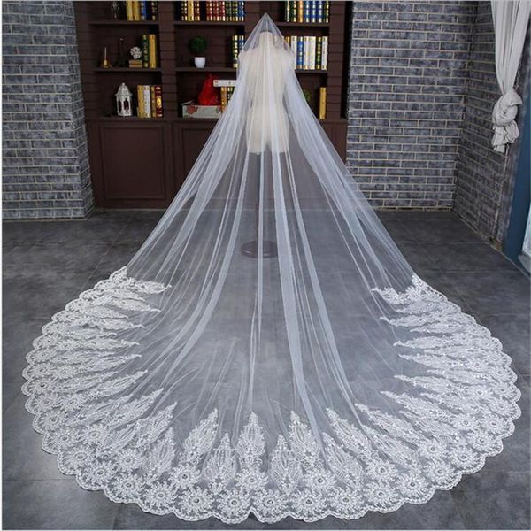 bridal veils 2021 3 meter white cathedral wedding long lace edge veil with comb accessories bride, Black
bridal veils 2021 3 meter white cathedral wedding long lace edge veil with comb accessories bride, Black