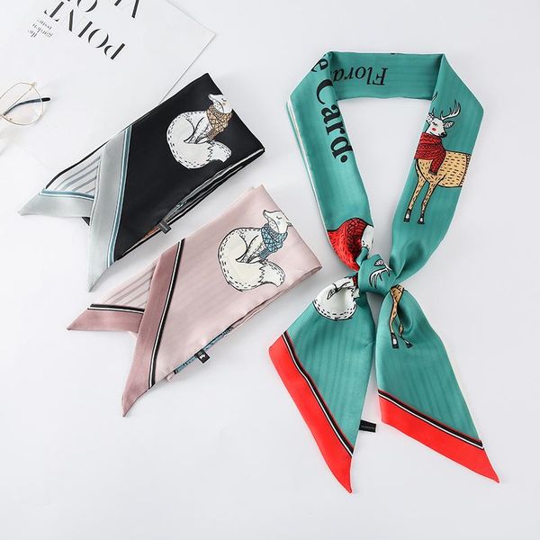 scarves cartoon animal simulation silk scarf female summer professional small simple wholesale, Blue;gray
scarves cartoon animal simulation silk scarf female summer professional small simple wholesale, Blue;gray