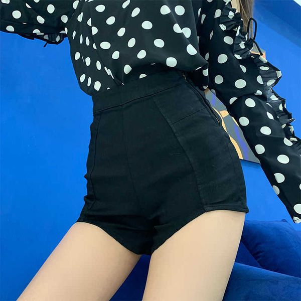 fashion women summer denim shorts jeans high waisted short femme push up skinny slim 210601, White;black
fashion women summer denim shorts jeans high waisted short femme push up skinny slim 210601, White;black