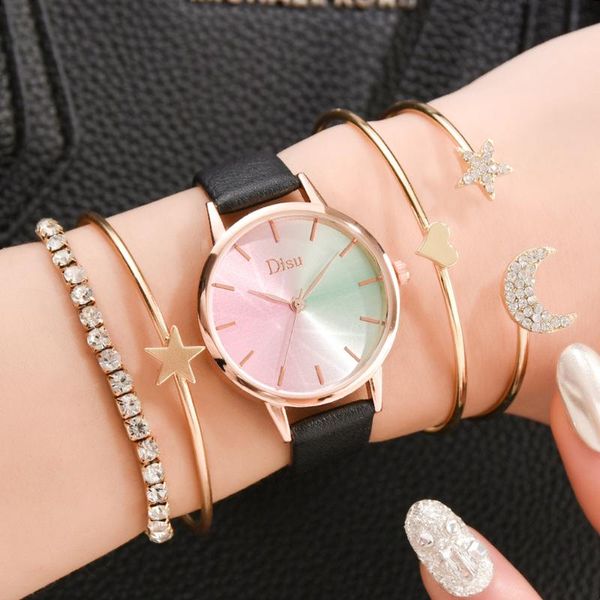wristwatches women leather watches fashion ladies quartz wristwatch gradient women's casual bracelet drop clock, Slivery;brown
wristwatches women leather watches fashion ladies quartz wristwatch gradient women's casual bracelet drop clock, Slivery;brown