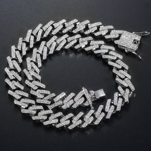 multicolor cuban chain necklace iced out chains hip hop exaggerated personality imitation gold diamonds mens miami jewelry gift, Silver
multicolor cuban chain necklace iced out chains hip hop exaggerated personality imitation gold diamonds mens miami jewelry gift, Silver